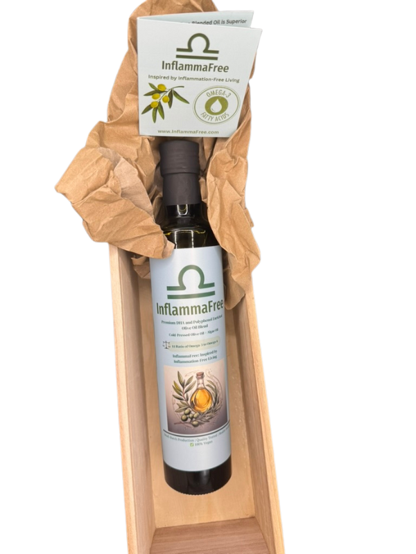 InflammaFree DHA-enriched olive oil – 500ml bottle with polyphenols